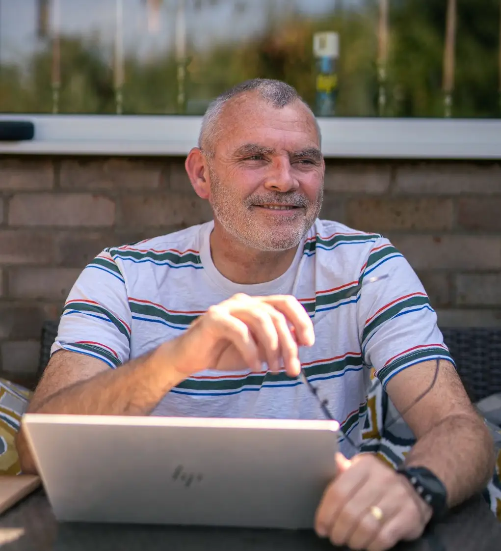 Picture of Alan Lloyd to support a video testimonials example transcript.